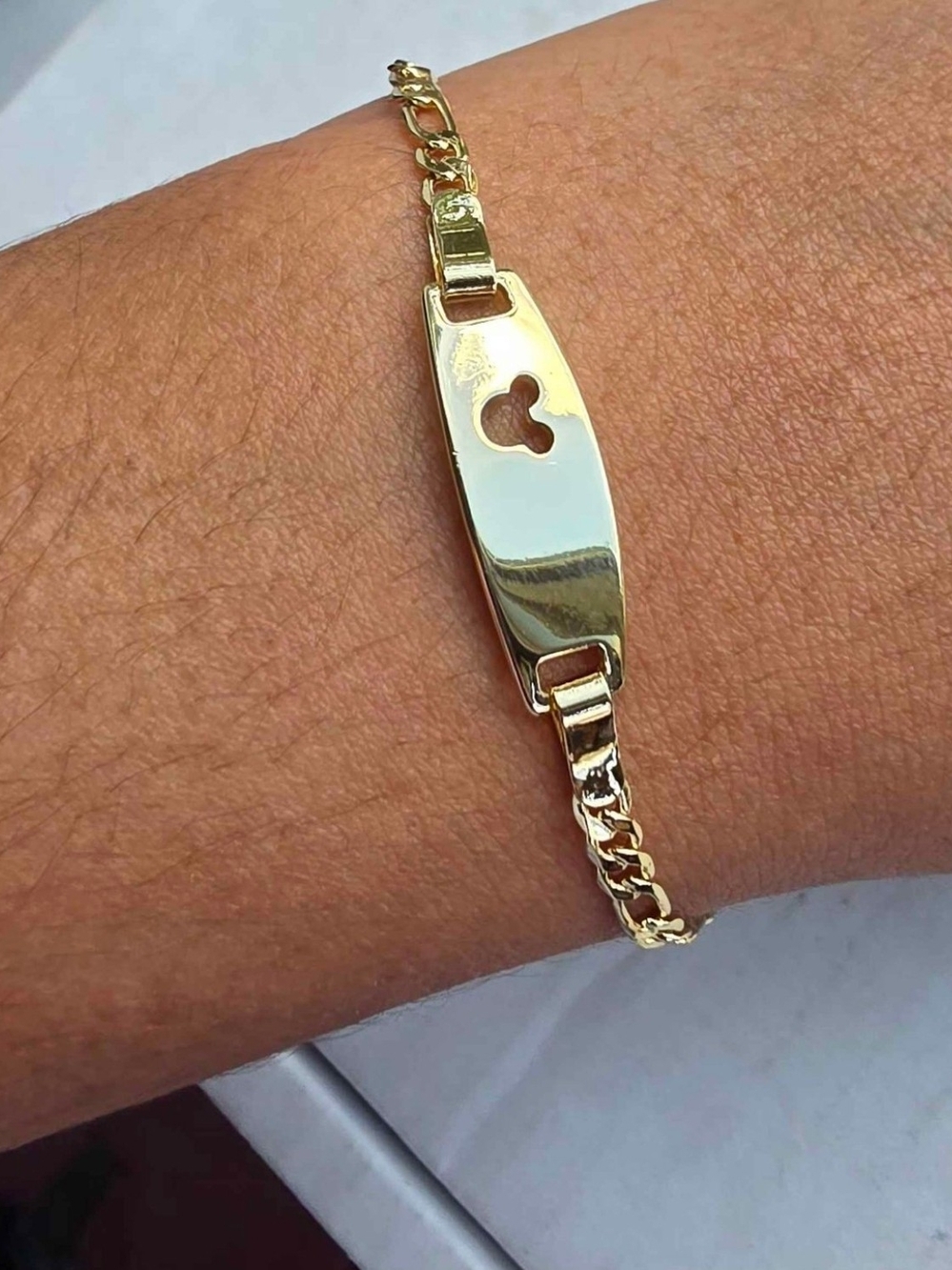 Pulsera Para Niños , oro Laminado 14k